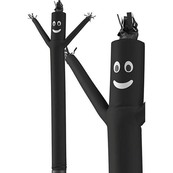 LookOurWay Air Dancers Inflatable Tube Man Set 20-Feet Wacky Waving Inflatable Tube Guy with 18-Inch Diameter Blower (Black)