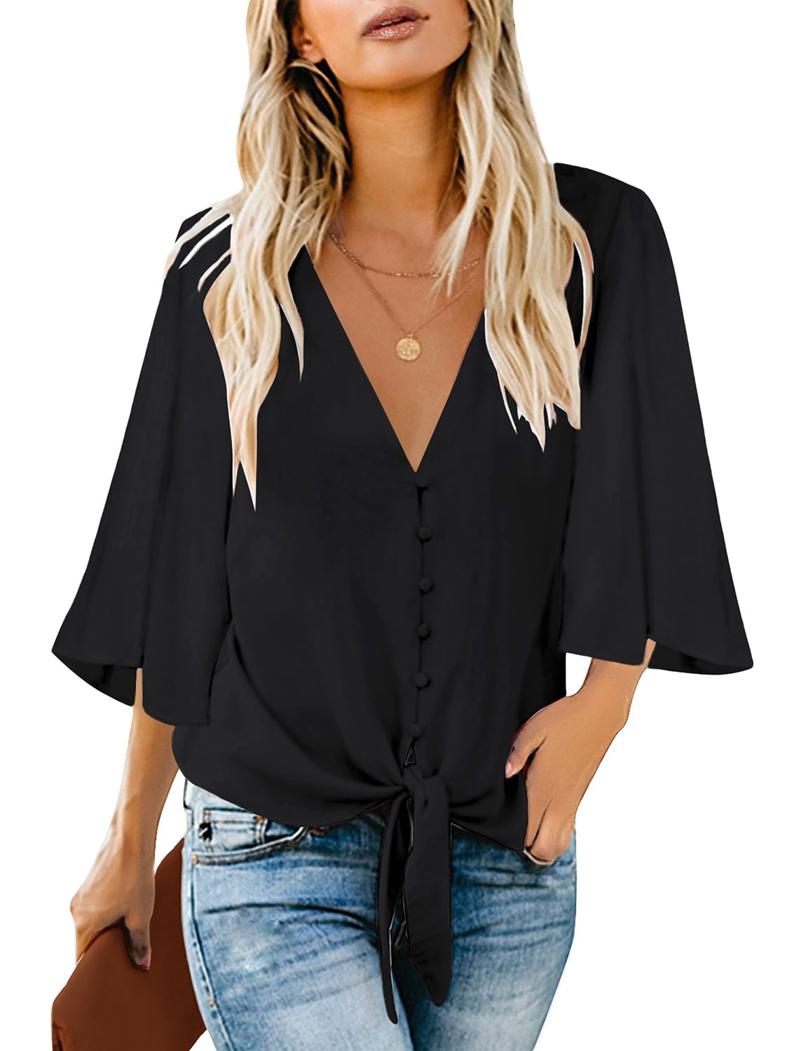 sexy blouse black