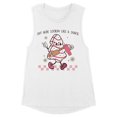 thumbnail image 1 of Lookin' Like a Snack Christmas Women's Muscle Tank Large White, 1 of 5