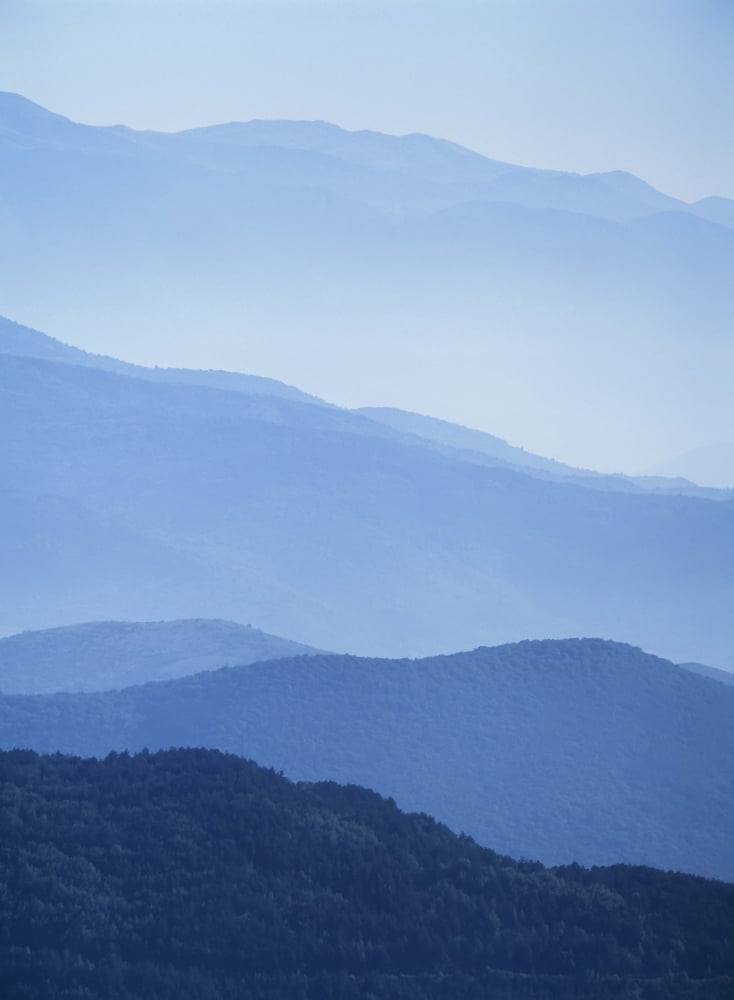 Looking Across Lines Of Ridges Near Castel Del Monte Canvas Art - Ian Cumming Design Pics (24 x 32)