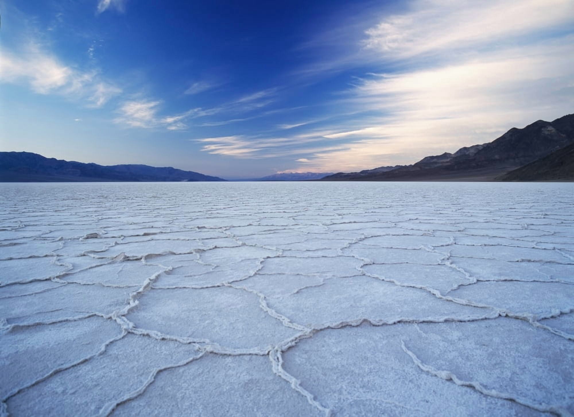 Looking Across The Saltpans At Badwater At Dusk Canvas Art - Ian Cumming Design Pics (36 x 26)