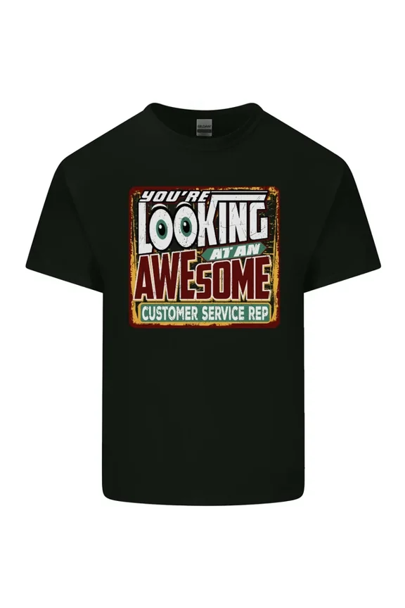 Looking At An Awesome Customer Service Rep Mens Womens S-5Xl T-Shirt