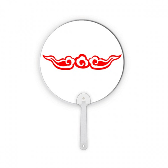 Looking Better Life Future Plastic Round Handheld Fan Decorations Craft