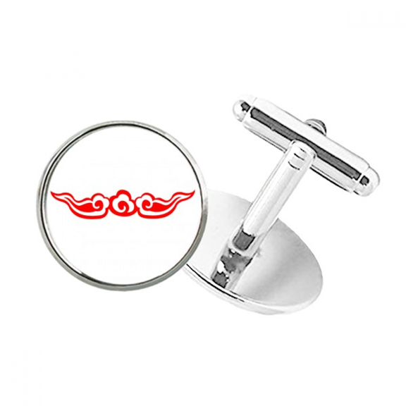 Looking Better Life Future Round Button Cuff Clip Stud Cufflinks