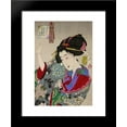 thumbnail image 1 of Looking Disagreeable - The Appearance of a Young Lady from Nagoya During the Ansei era 20x24 Framed Art Print by Tsukioka Yoshitoshi, 1 of 2