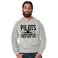 thumbnail image 1 of Looking Down On People 1903 Pilot Sweatshirt for Men or Women Brisco Brands M, 1 of 6