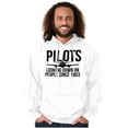 thumbnail image 1 of Looking Down On People 1903 Pilot Unisex Plus Fleece Graphic Hoodie Brisco Brands 5X, 1 of 5