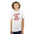 thumbnail image 1 of Looking For Love Funny Valentines Day Women's Plus Size Graphic Tee Brisco Brands 3X, 1 of 2