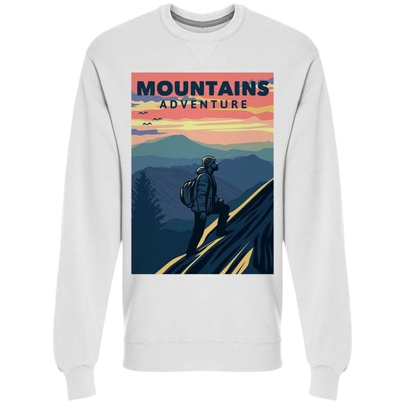 Looking For Mountains Adventure Sweatshirt Men -Image by Shutterstock, Male Large