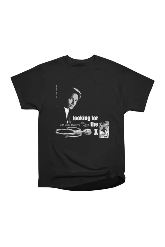 Looking For X with Socks Mulberry T-Shirt Tee Gift For Him Merch For Her Apparel For Frien
