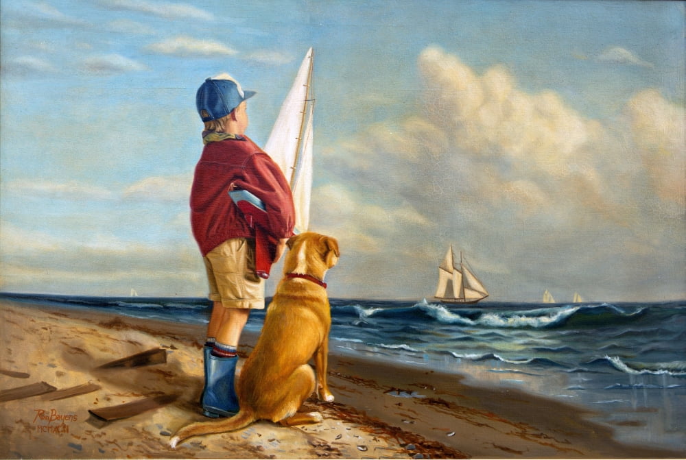 Looking Forward Canvas Art - Ron Bayens (36 x 24)