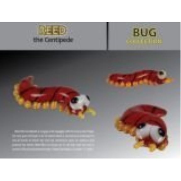 looking glass reed the centipede glass figurine