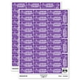 thumbnail image 1 of Looking Sharp Nerdy Cactus Teacher Student School Sticker Set - Purple - Gloss Finish - 1.5" Small, 1 of 7