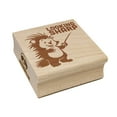 thumbnail image 1 of Looking Sharp with Cute Porcupine Square Rubber Stamp Stamping Scrapbooking Crafting - Large 2.75in, 1 of 7