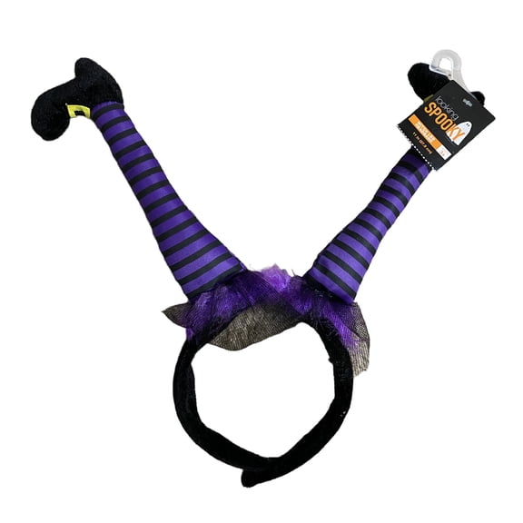 Looking Spooky Witch Leg Headband 11 inches