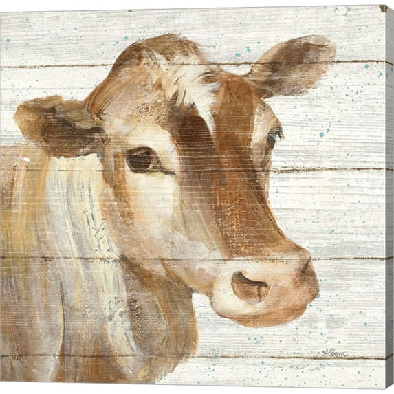 Looking at You I Shiplap by Albena Hristova, Canvas Wall Art