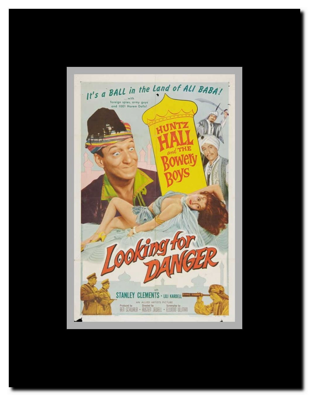 Looking for Danger Framed Movie Poster