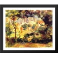 thumbnail image 1 of Looking out at the Sacre Coeur 34x28 Large Black Wood Framed Print Art by Pierre Auguste Renoir, 1 of 2