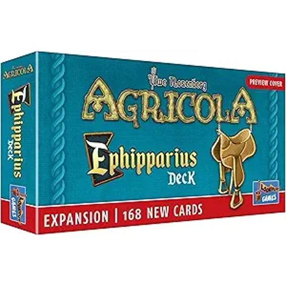 Lookout Games Agricola Ephipparius Deck Expansion - 168 New Cards for Enhanced Variety! Farming Strategy Game for Kids & Adults, Ages 12+, 1-4 Players, 60-120 Min Playtime, Made