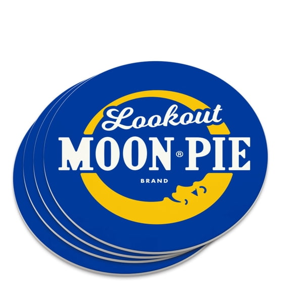 Lookout MoonPie Logo Novelty Coaster Set