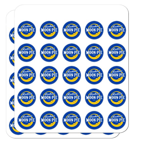 Lookout MoonPie Logo Planner Calendar Scrapbooking Crafting Stickers