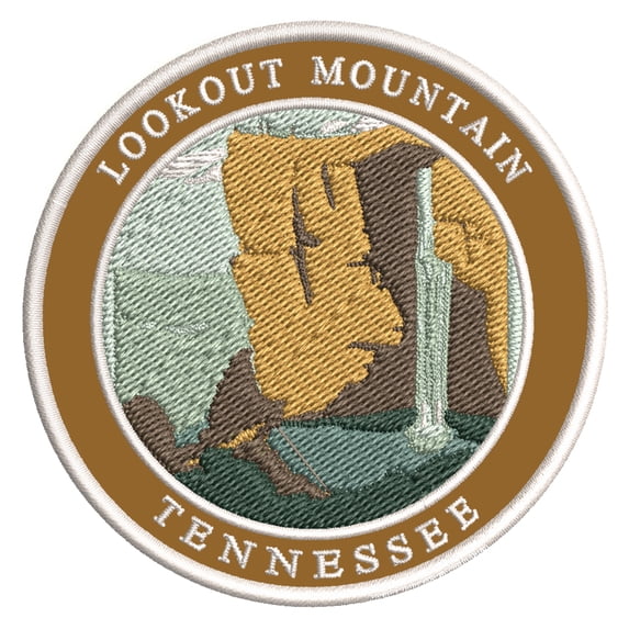 Lookout Mountain, Tennessee Embroidered Patch Iron/Sew-On Applique Souvenir