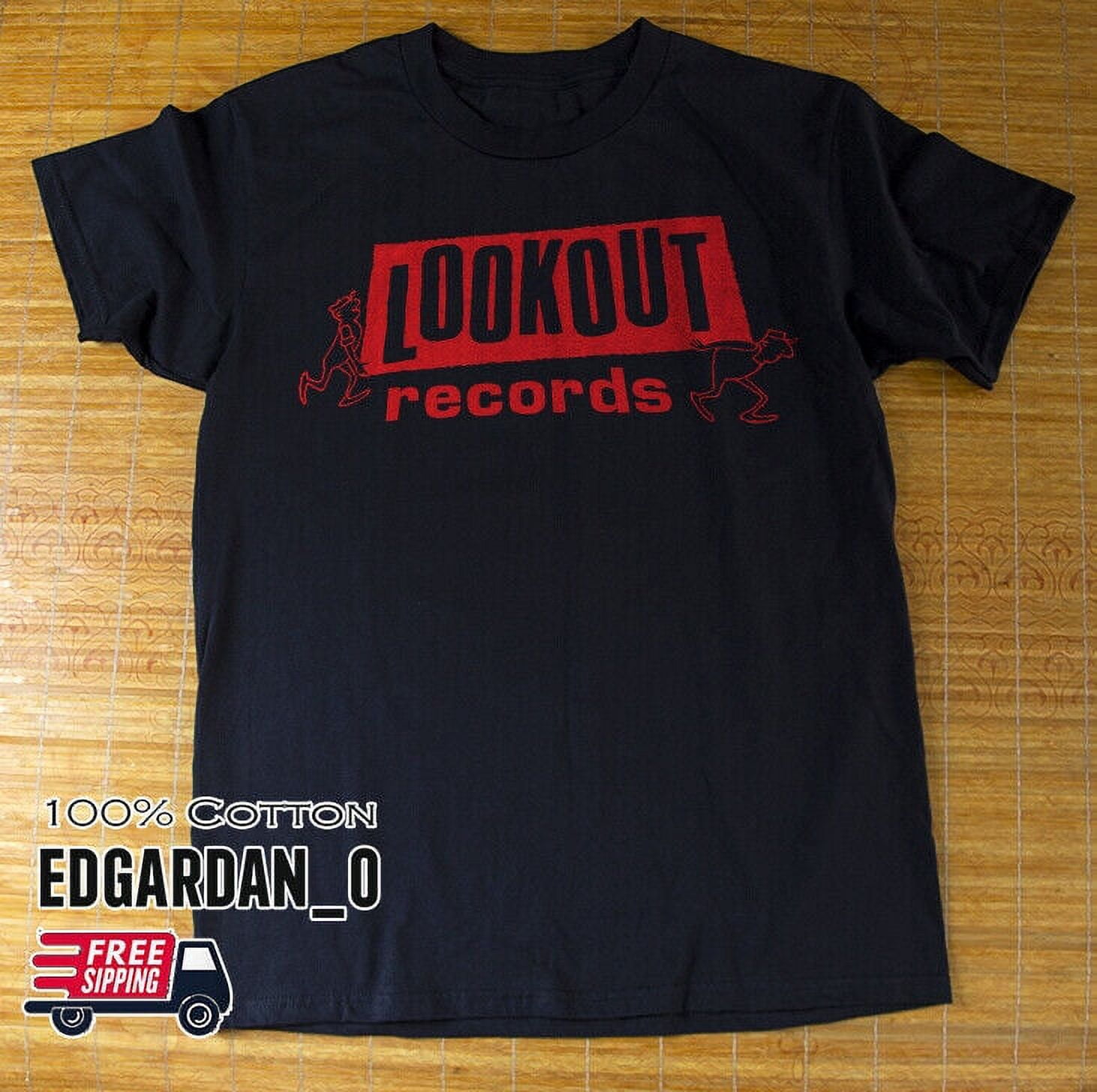 Lookout Records Logo Music Punk Rock TShirt Free Shipping