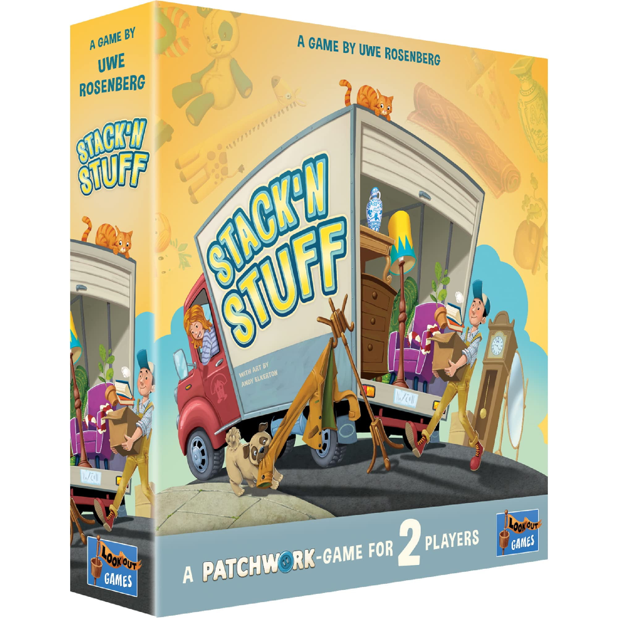 Lookout Stack'n Stuff Board MMF7 Game A Patchwork Game For Two