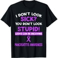 thumbnail image 1 of Looks can be deceiving PANCREATITIS AWARENESS t shirt, 1 of 4
