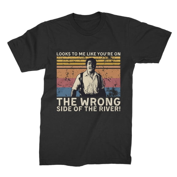 Looks to Me Like You're On The Wrong Vintage T Shirt, Movie Quotes Funny Cute Shirt Graphic Tee Shirt