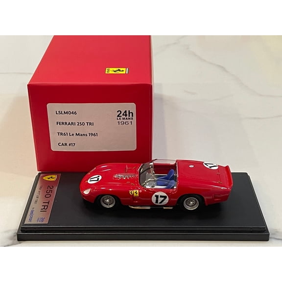 Looksmart 1/43 Ferrari 250 TRI TR61 24 Hours Le Mans 1961 Red No. 17 LSLM046