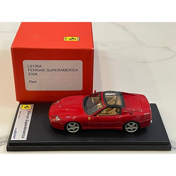 Looksmart 1/43 Ferrari 575 Superamerica 2004 Red LS126A