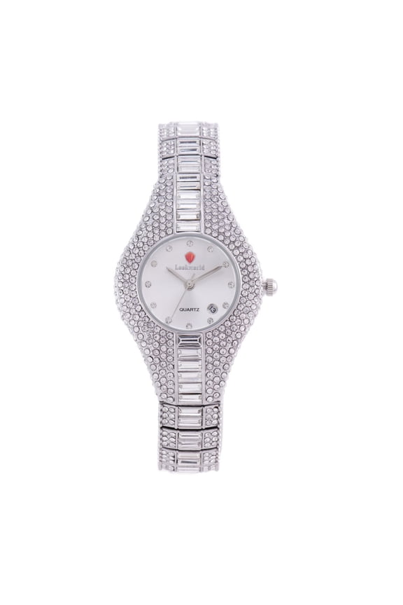 Luxury Heart-Shaped Diamond Watch, Bright Diamond Embellishment, Noble and Elegant, Accurate Timekeeping, Women's Must-Have Fashion Watch