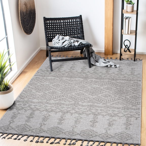 Loom & 6x9 White Area Rug - Versatile For Every Room. Stain , Non-shedding. Pet Safe. Easy Maintenance. 0.27 Inch Pile Thickness. Polypropylene, Latex- Elegant Living Room, Bedroom. Stain-, Pet-,