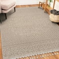 thumbnail image 1 of Loom & Beige Medallion Area Rug 6x9 - Stain , Non-shedding, Water Repellent, Indoor/outdoor Slip, Soft Texture, 1 of 2