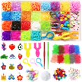 Loom Bracelet Making Set, Rubber Bands Bracelet Kit for Kids, Refill