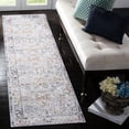 thumbnail image 1 of Loom & Collection 2x8 Area Rug, /grey, Stain , Non-shedding, Fits Well In Bedroom, Dining, Living /grey Decorates Home Office, Dining Room, 1 of 2