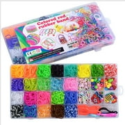 Loom Rubber Bands Bracelet Kit Loom Bands Kit Loom Bracelet Kit Loom Kits for Kids Bands Loom Kit Rubber Bands Refill Loom Kit Rubber Band Refill Mega Bracelet Making Kit