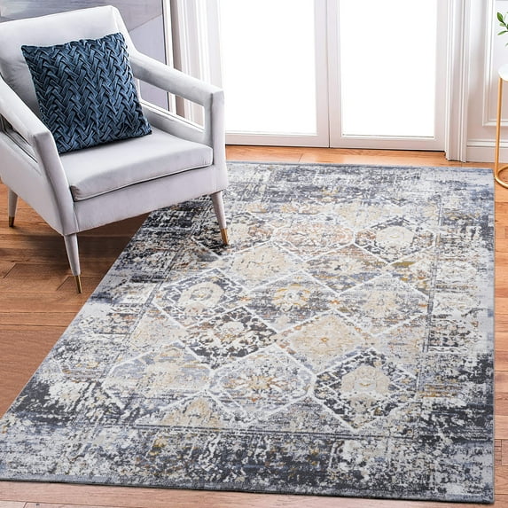 Loom & Stylish Area Rug, 6x9, Multi Color, Non-shedding, Stain , For Home Decoration In Bedroom, Living Room, Dining, Office 6x9 Multi-color Options, Perfect For Dining Workspace