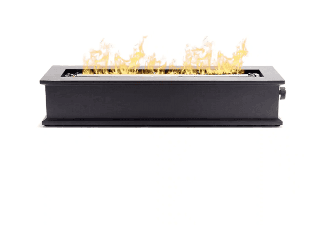 Ukiah 28 in. Black Steel Rectangular Propane Fire Pit