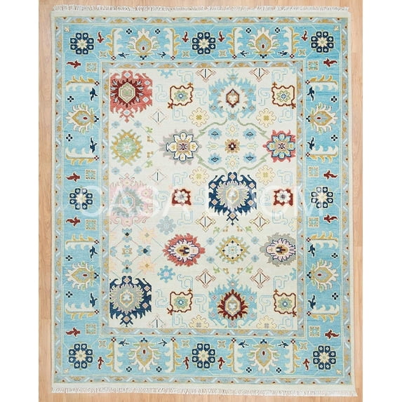 Area Tuft Rug Loom n Barn Hand Tufted Oushak Wool Area Rug – Vintage Turkish ...
