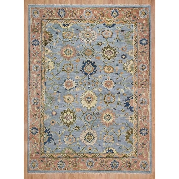 Area Tuft Rug Loom n Barn Hand Tufted Oushak Wool Area Rug – Vintage Turkish ...