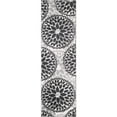 thumbnail image 1 of Loomaknoti Abilyte 2'2" X 7'6" Cream Floral Polypropylene Indoor Area Rug, 1 of 2