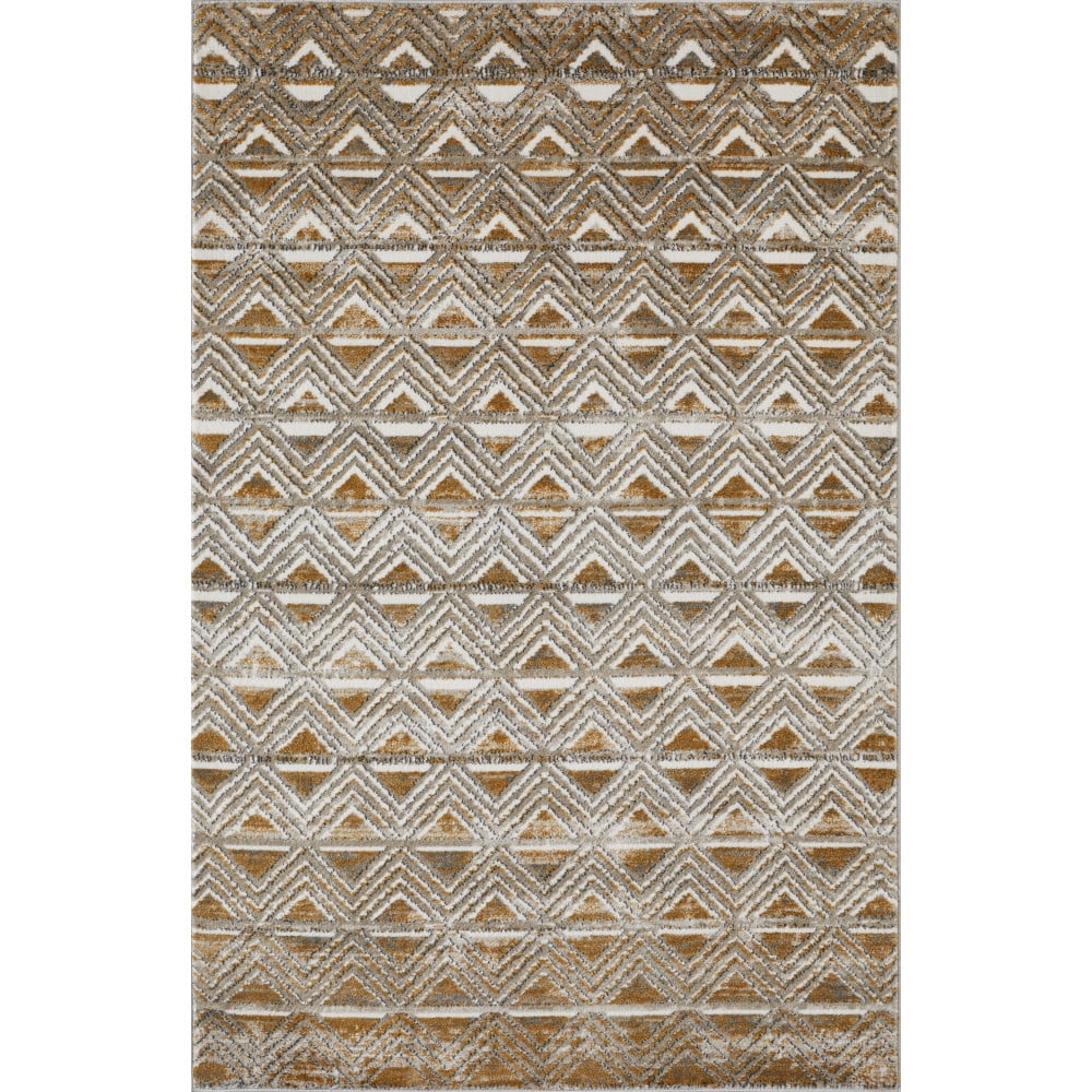 Loomaknoti Alanzo Alemza 8' x 10' Beige Geometric Indoor Area Rug