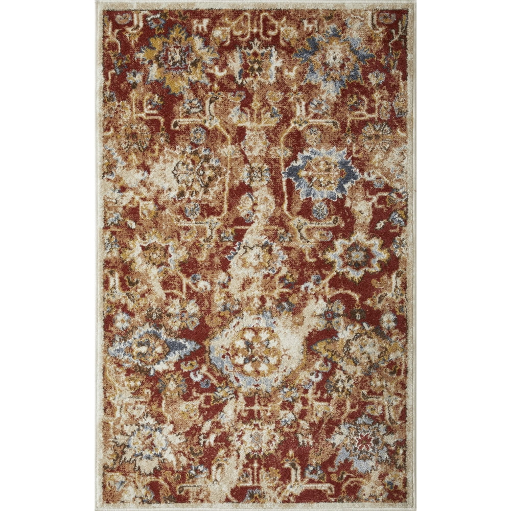 Loomaknoti Alsbrooke Amibell 3' x 5' Red Persian Indoor Accent Rug