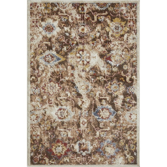 Loomaknoti Alsbrooke Amibell 4' x 6' Brown Persian Indoor Area Rug