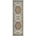 thumbnail image 1 of Loomaknoti Alsbrooke Amrenta 2' x 7' Oriental Indoor Runner Rug , Cream/Blue, 1 of 9