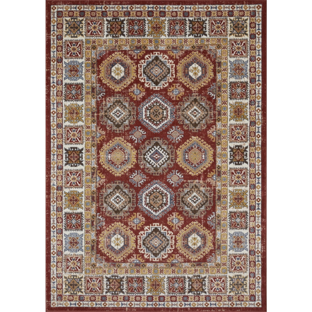 Loomaknoti Alsbrooke Delary 6' x 9' Blue Oriental Indoor Area Rug