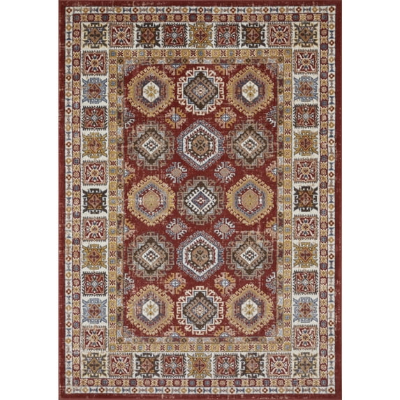 Loomaknoti Alsbrooke Delary 6' x 9' Blue Oriental Indoor Area Rug