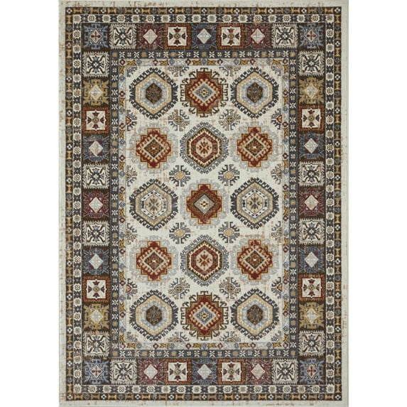 Loomaknoti Alsbrooke Delary 8' x 10' Beige Oriental Indoor Area Rug